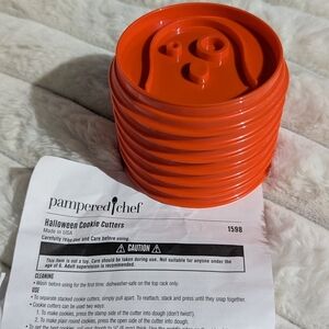 Pampered Chef Red Halloween Cookie Cutters